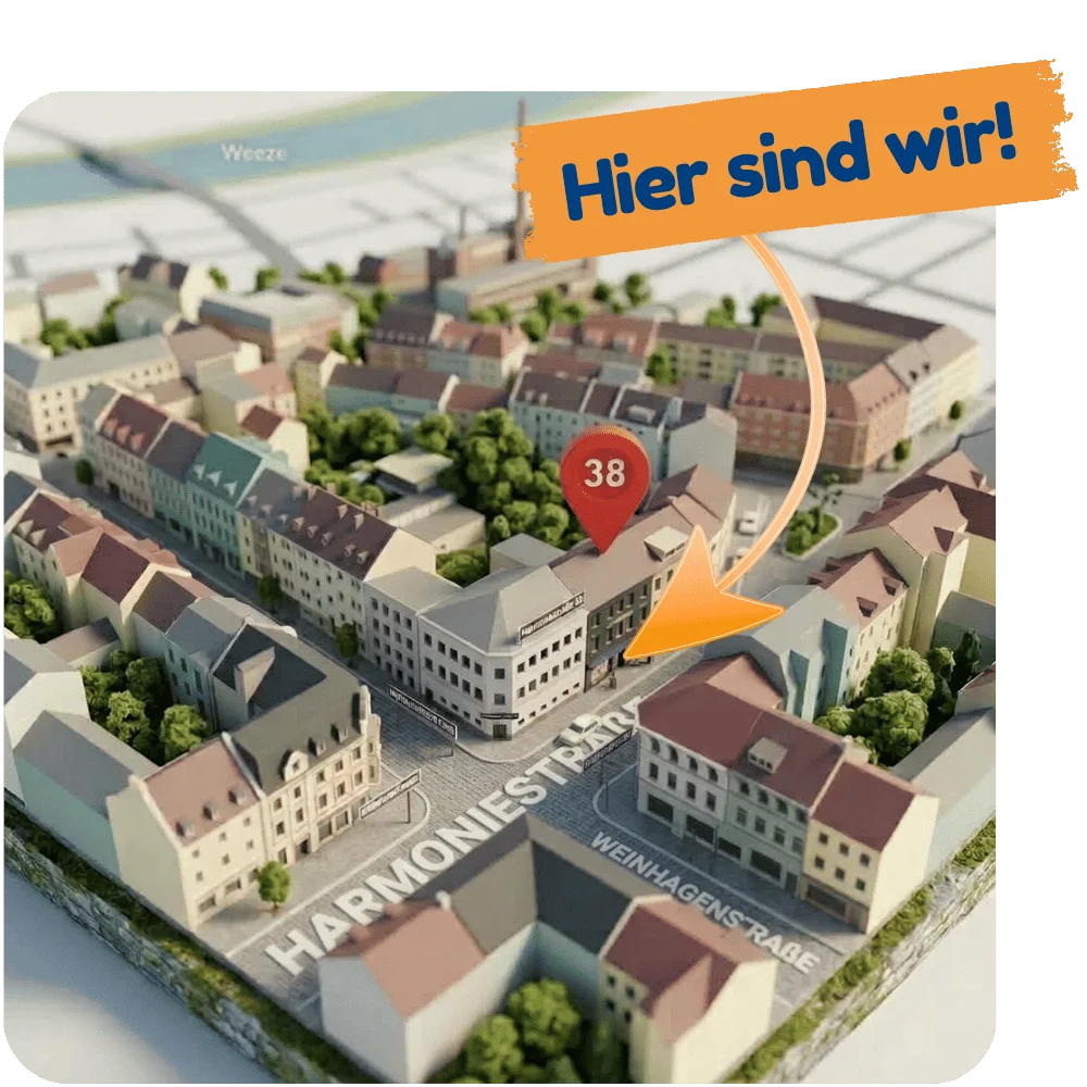 Standort dat Hundehäusken, Harmoniestraße 38